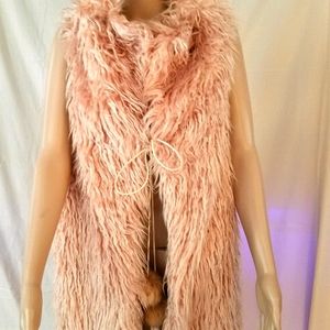 Ryu Vintage faux fur vest